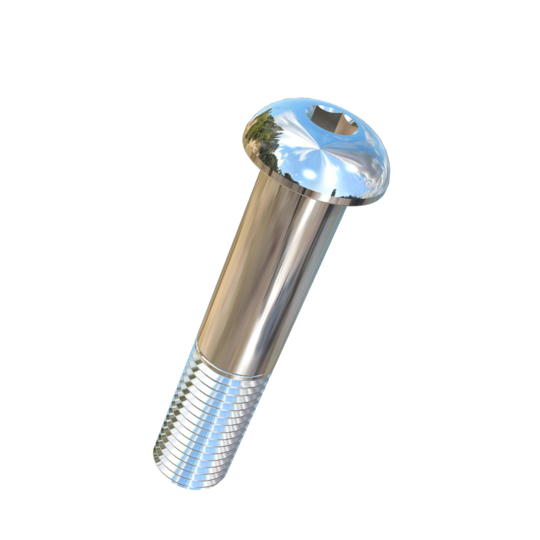 Titanium 1-8 X 4-3/4 UNC Button Head Socket Drive Allied Titanium Cap Screw